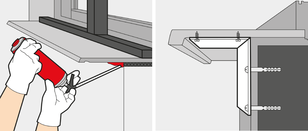 Innenfensterbank einbauen