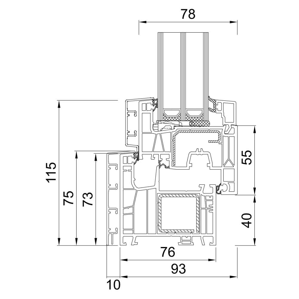 TwinSet neo MD Detailzeichnung