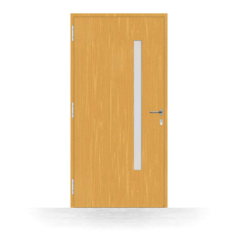 Holzhaustür Modell Bad Vöslau Innenansicht
