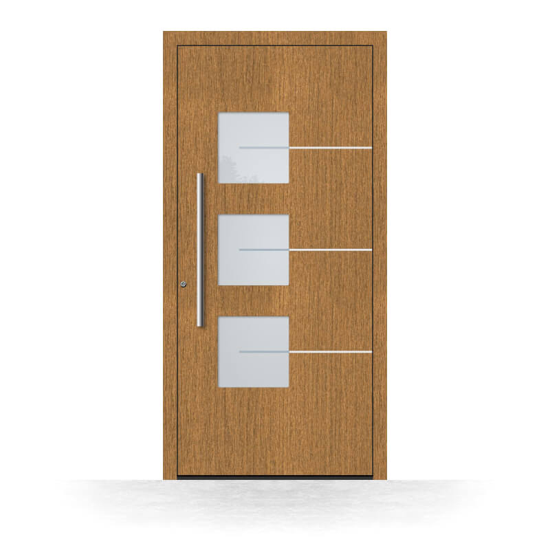 Holzhaustür Hard aus Eichenholz