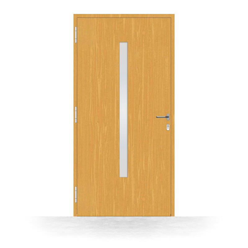 Holzhaustür Modell Leibnitz Innenansicht