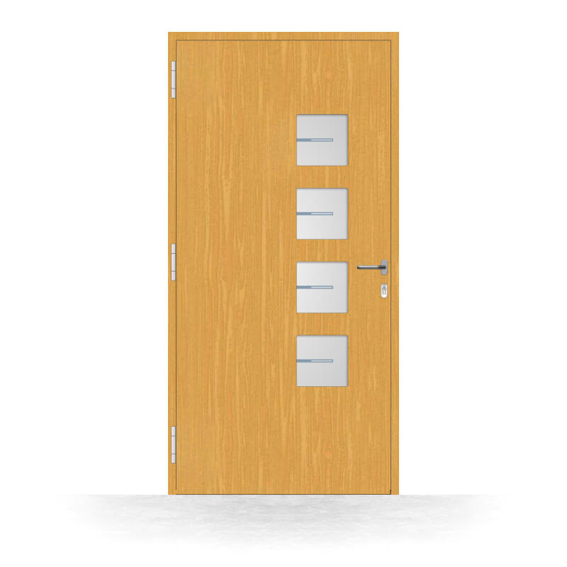 Holzhaustür Modell Neunkirchen Innenansicht