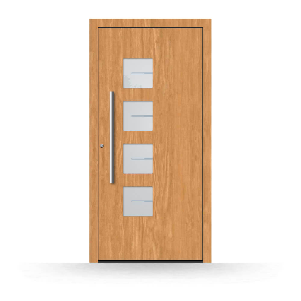 Holzhaustür Neunkirchen aus Lärchenholz
