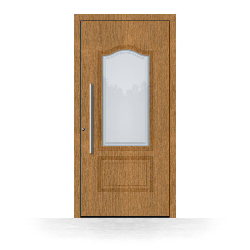 Holzhaustür Rankweil aus Eichenholz