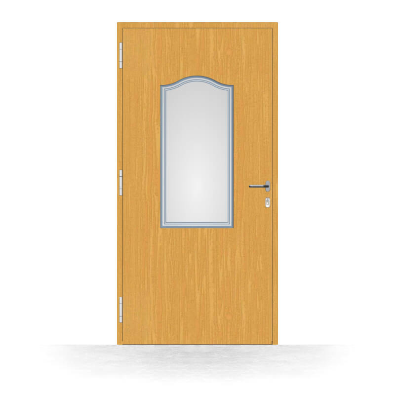 Holzhaustür Rankweil Innenansicht