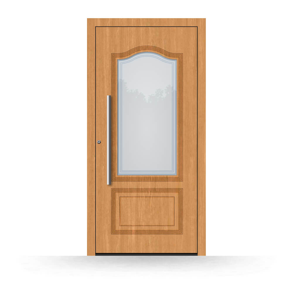 Holzhaustür Rankweil aus Lärchenholz