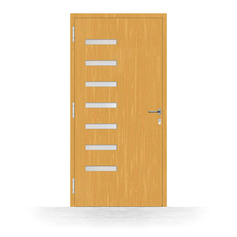 Holzhaustür Modell Sankt Johann Innenansicht