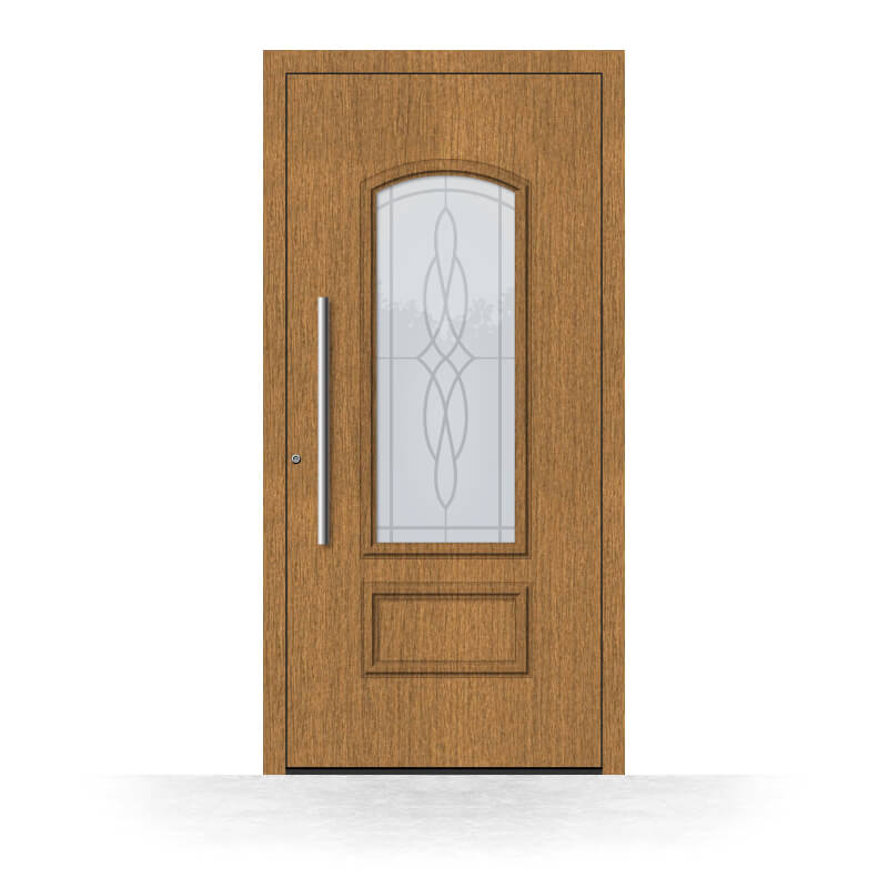Holzhaustür Sankt Veit aus Eichenholz