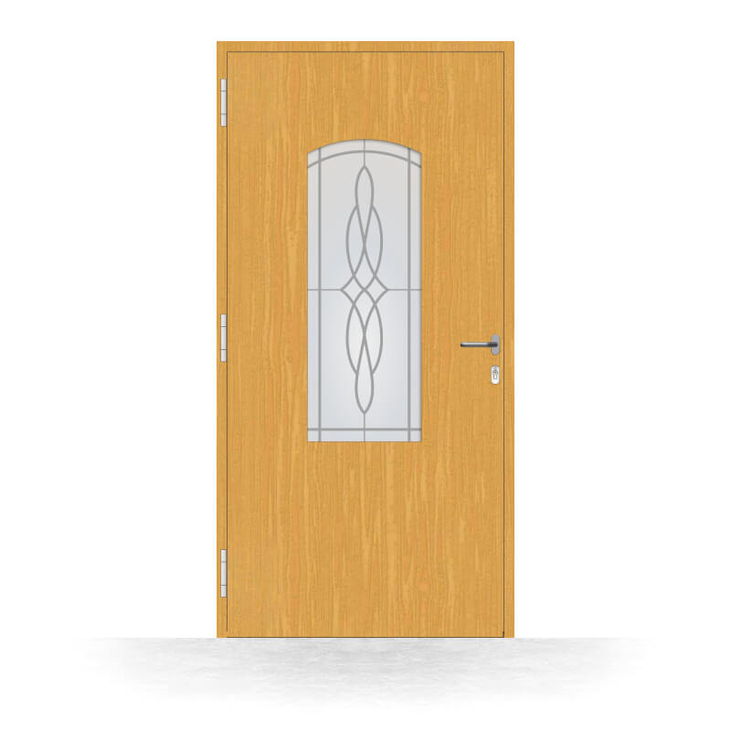 Holzhaustür Modell Sankt Veit Innenansicht