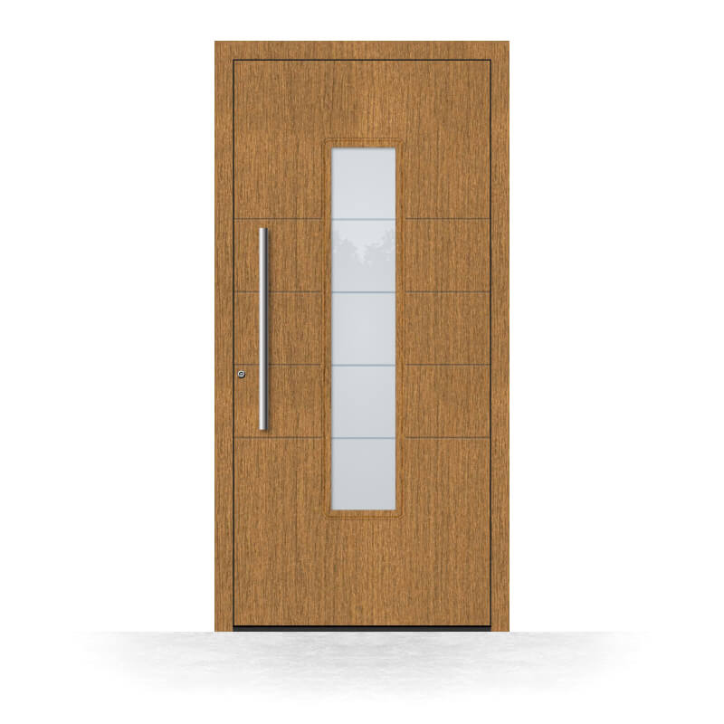 Holzhaustür Seiersberg-Pirka aus Eichenholz