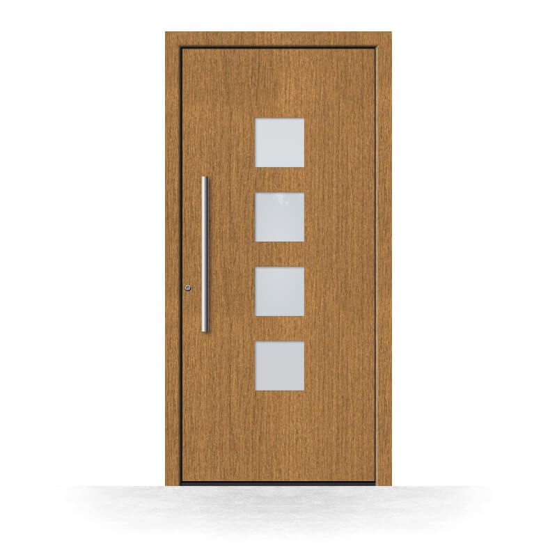 Holzhaustür Trofaiach aus Eichenholz