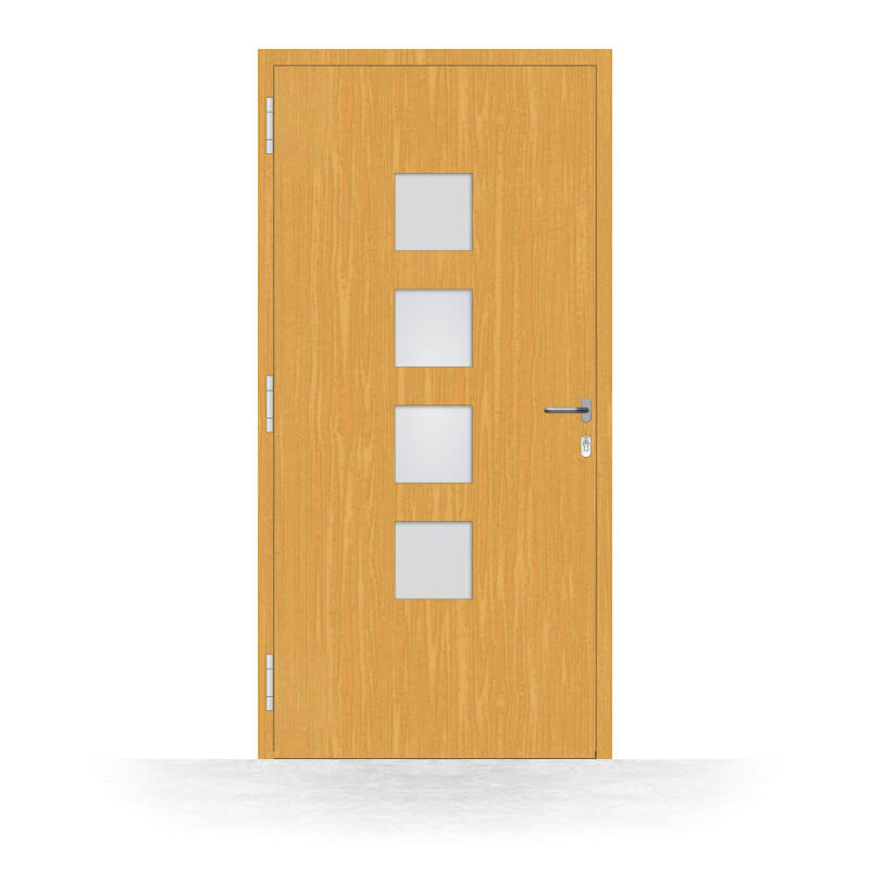 Holzhaustür Modell Trofaiach Innenansicht