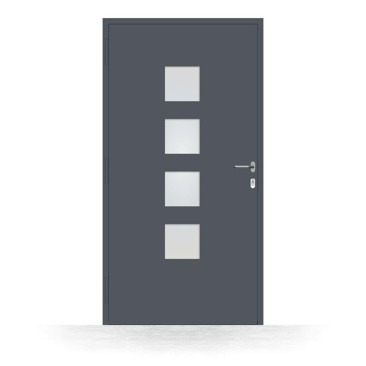 Aluminium Haustür Bruck