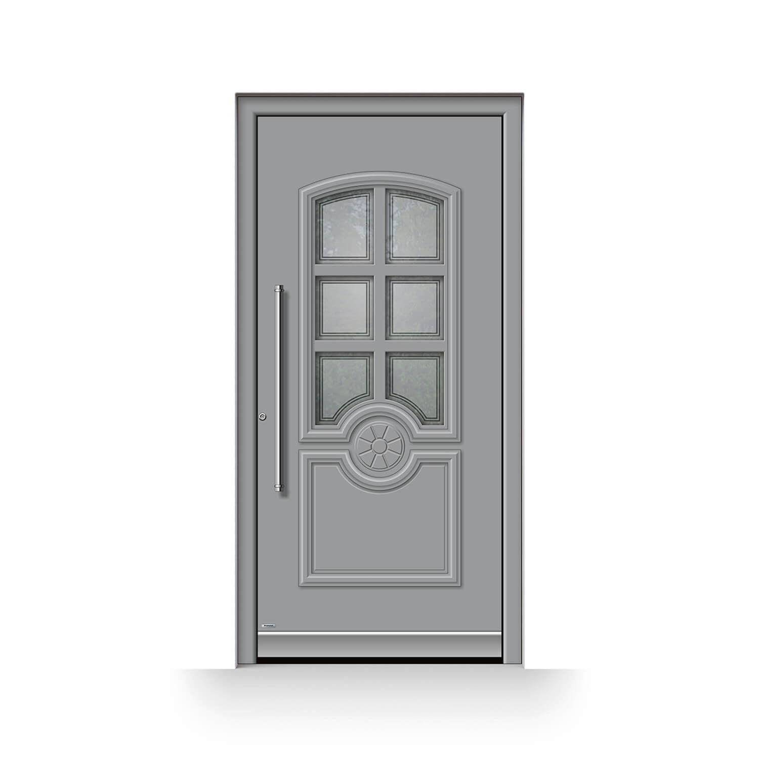 Haustür Modell Ternitz in Grau