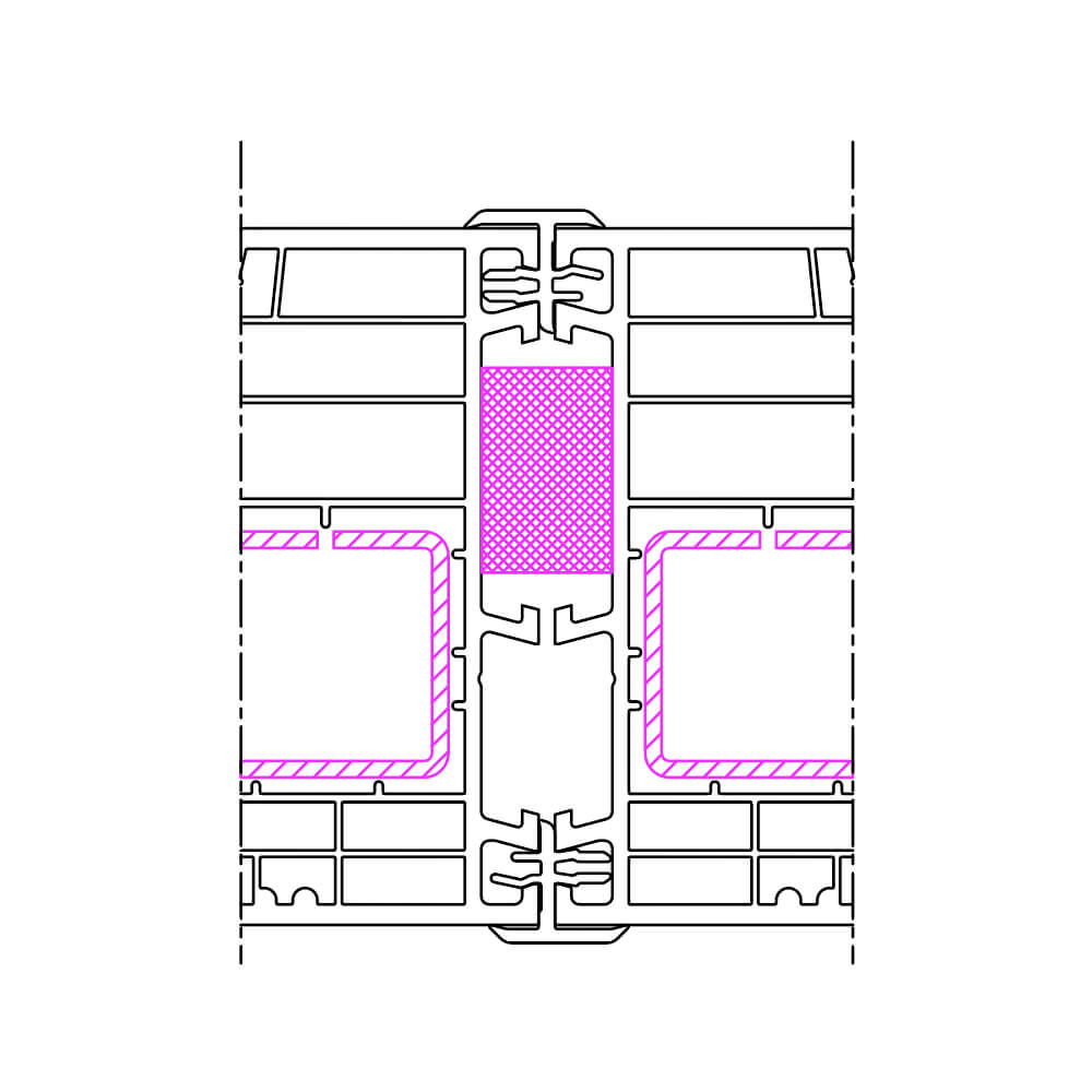 Ideal Design Koppelleiste einteilig 85 mm