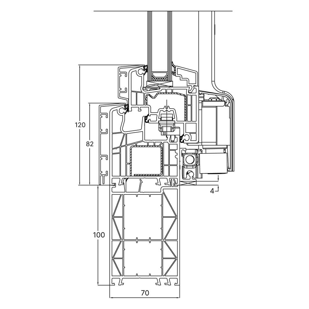 TwinSet 5000 - Rahmenverbreiterung 100 mm