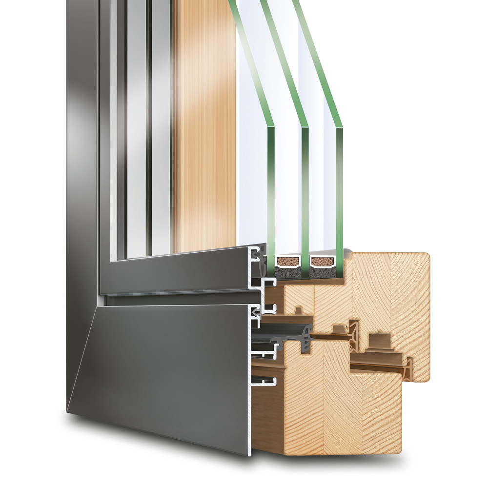 Holz-Alu Profil PLANO
