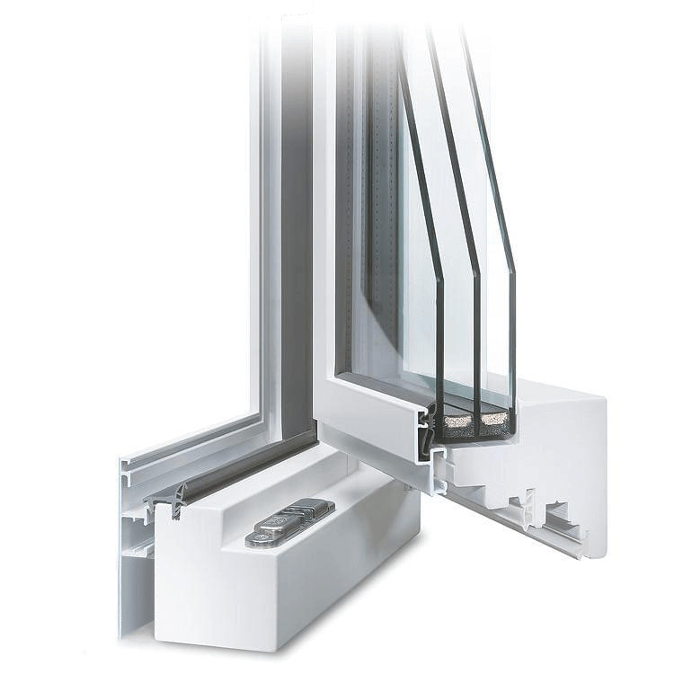 Ideal Plano in Weiß geöffnet