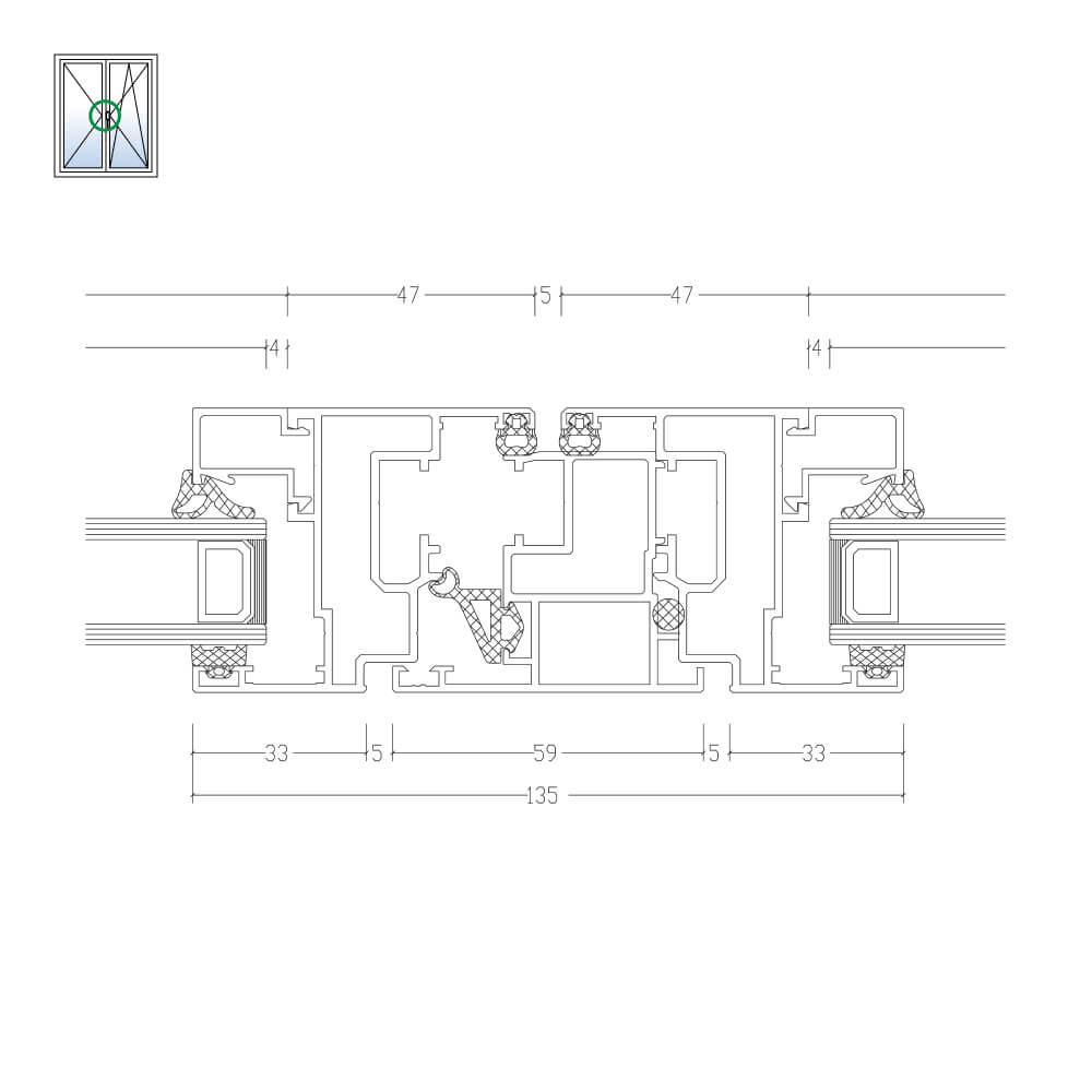 MB-45: Stulpdetail