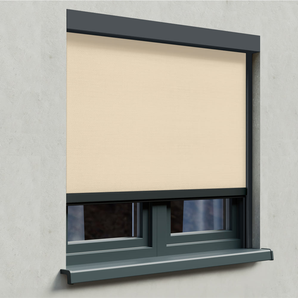 Außenrollo Beige