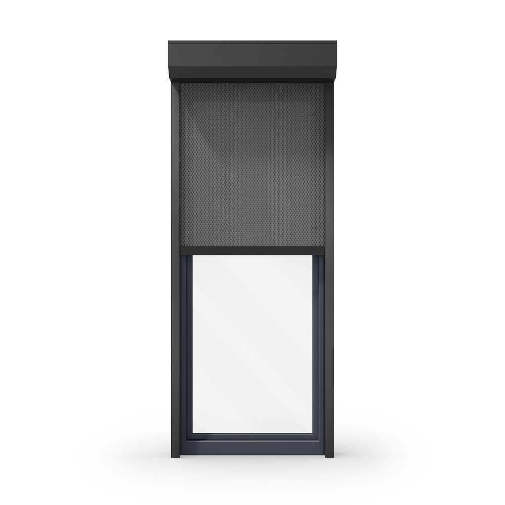 Balkontür mit Außenrollo