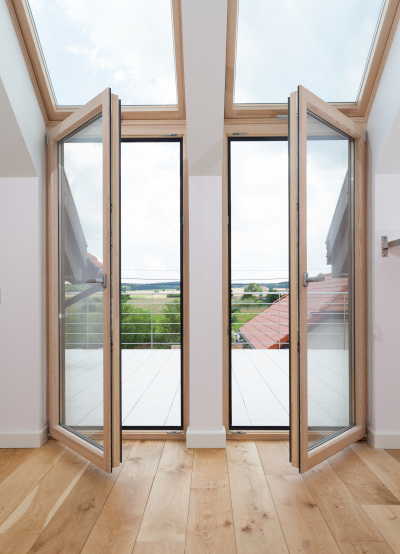 Balkontüren aus Holz