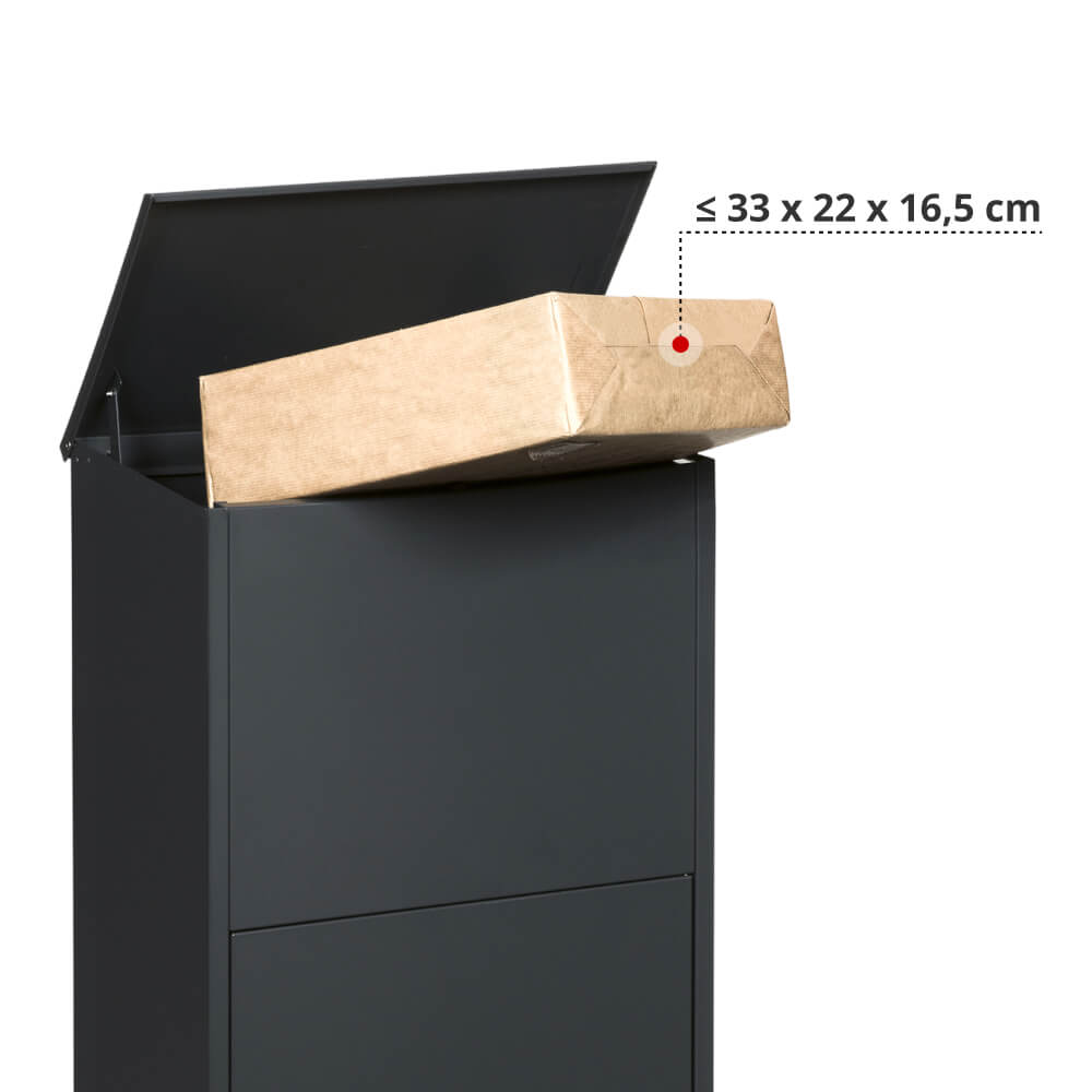 Paketbox Bosca freistehend Paketgröße