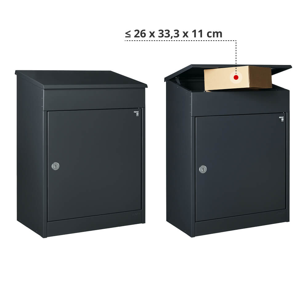 Paketbox Bosca Wandmontage Paketgröße