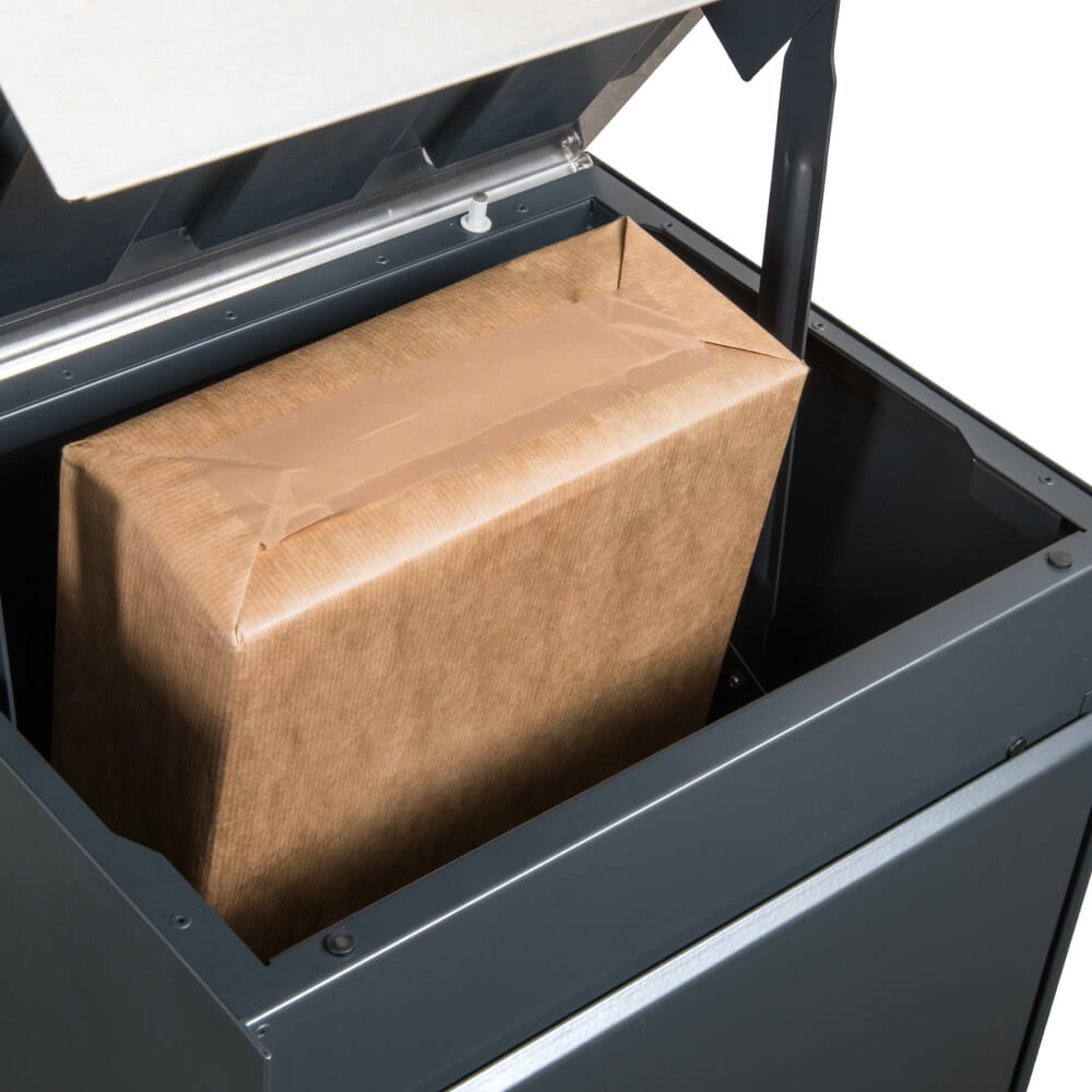 Paketbox Edge mit Rückholsperre