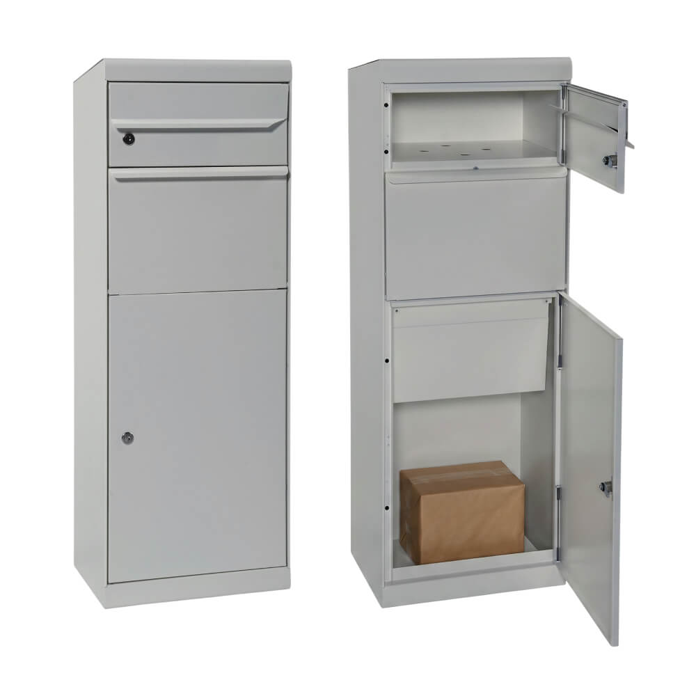 Paketbox Maple in Weißaluminium