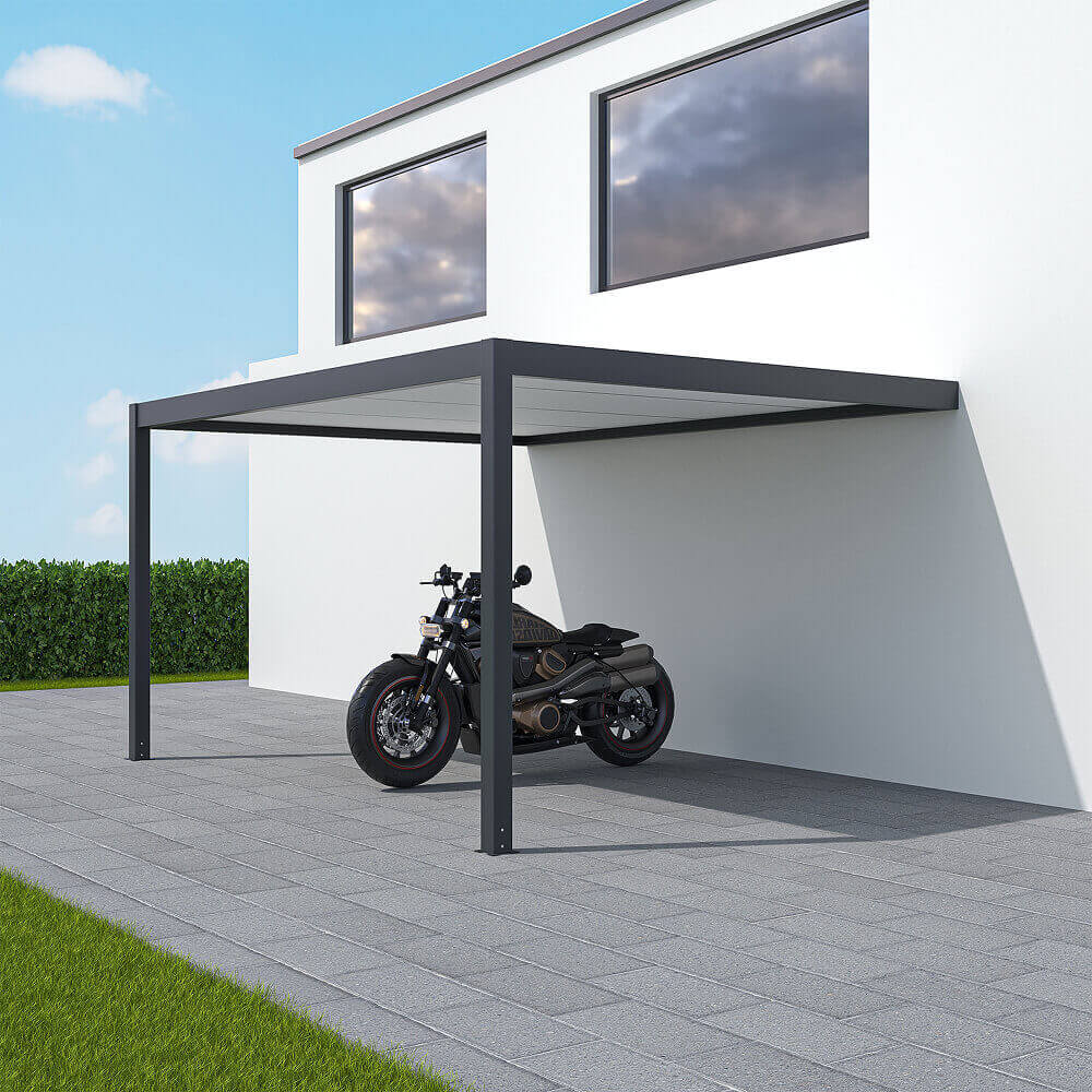 Carport 3 x 4 m Einbau