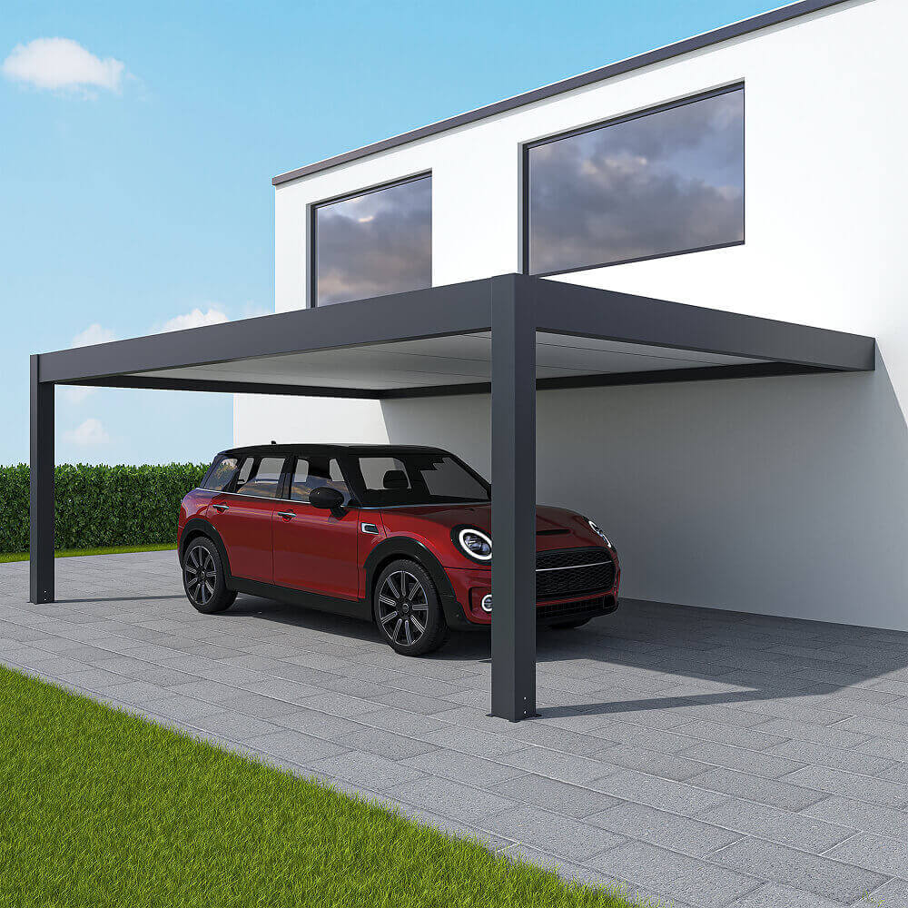 Carport 4 x 6 m Einbau