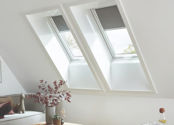 Dachfenster mit Innenrollo
