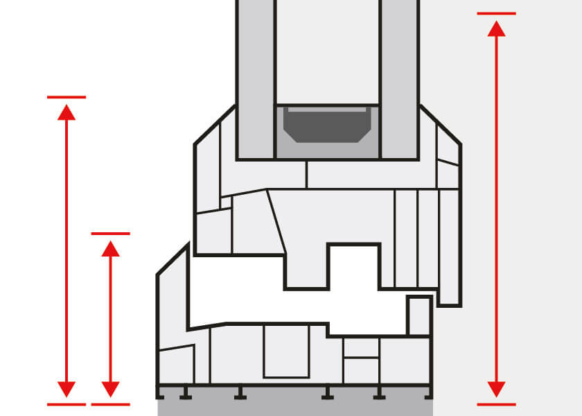 Kunststoff Dachfenster Detailzeichnungen