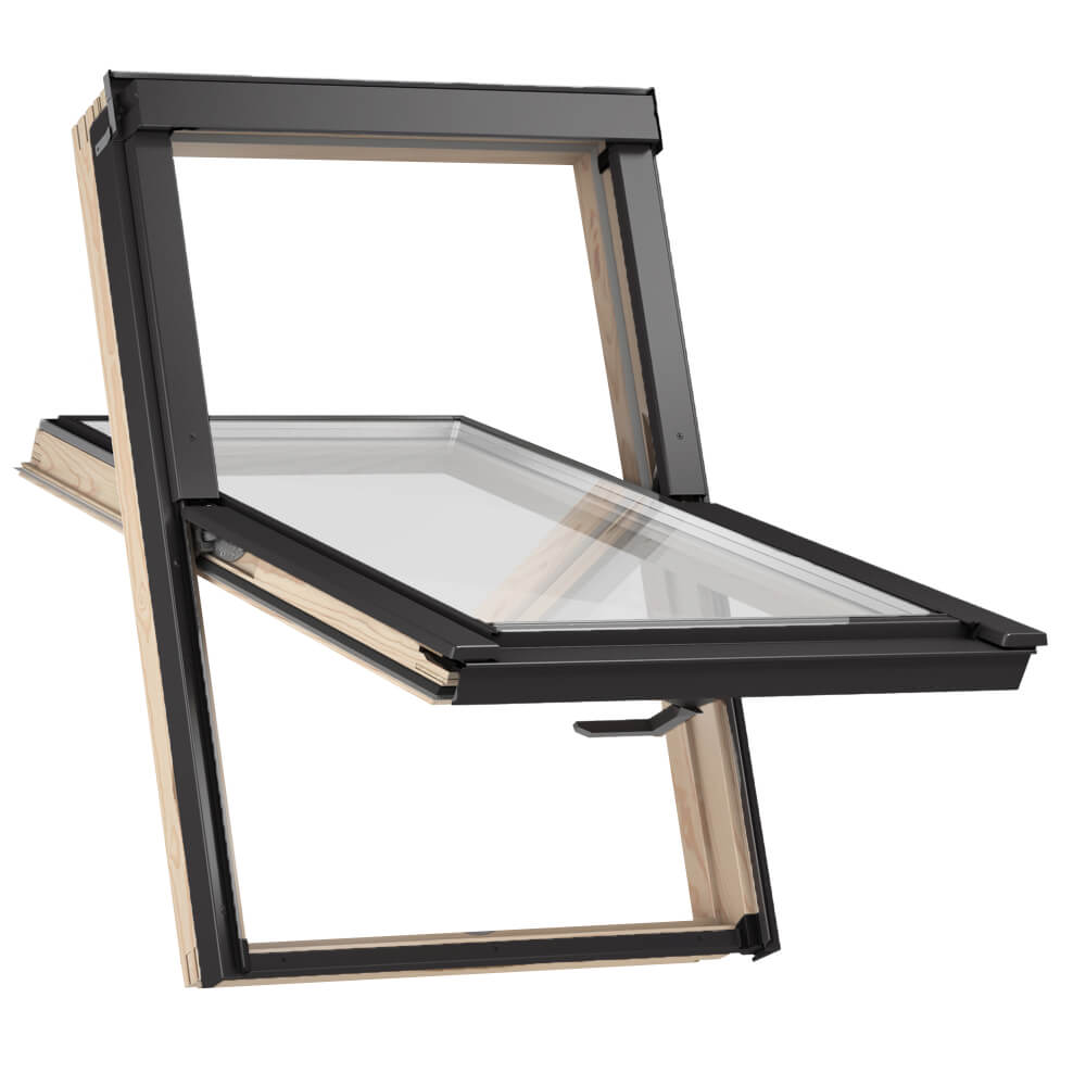 Dachfenster RoofLITE+ Slim Pine Schwingflügel