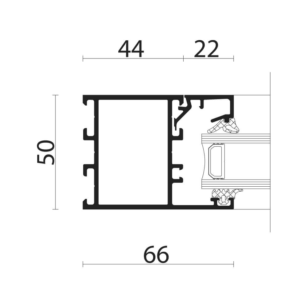 AWS 50.NI: Festverglasung