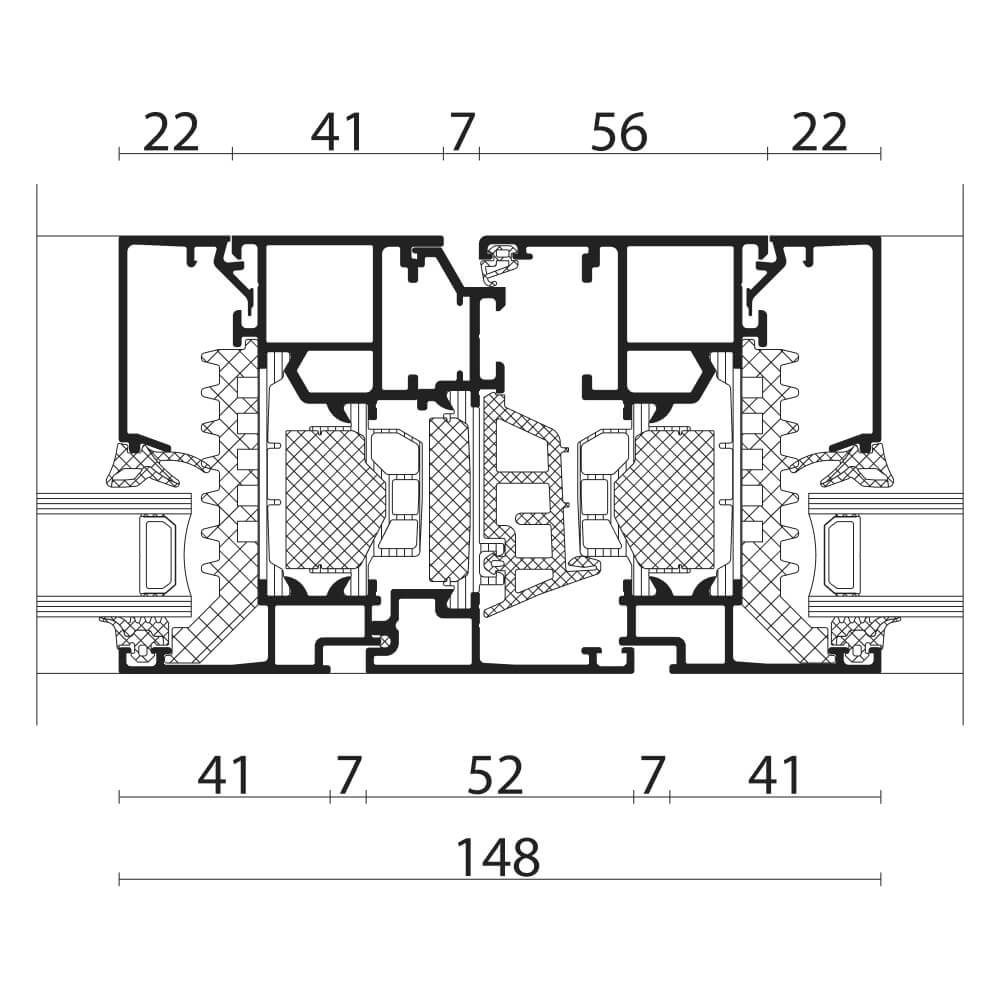 AWS 75.SI+: Stulpdetail