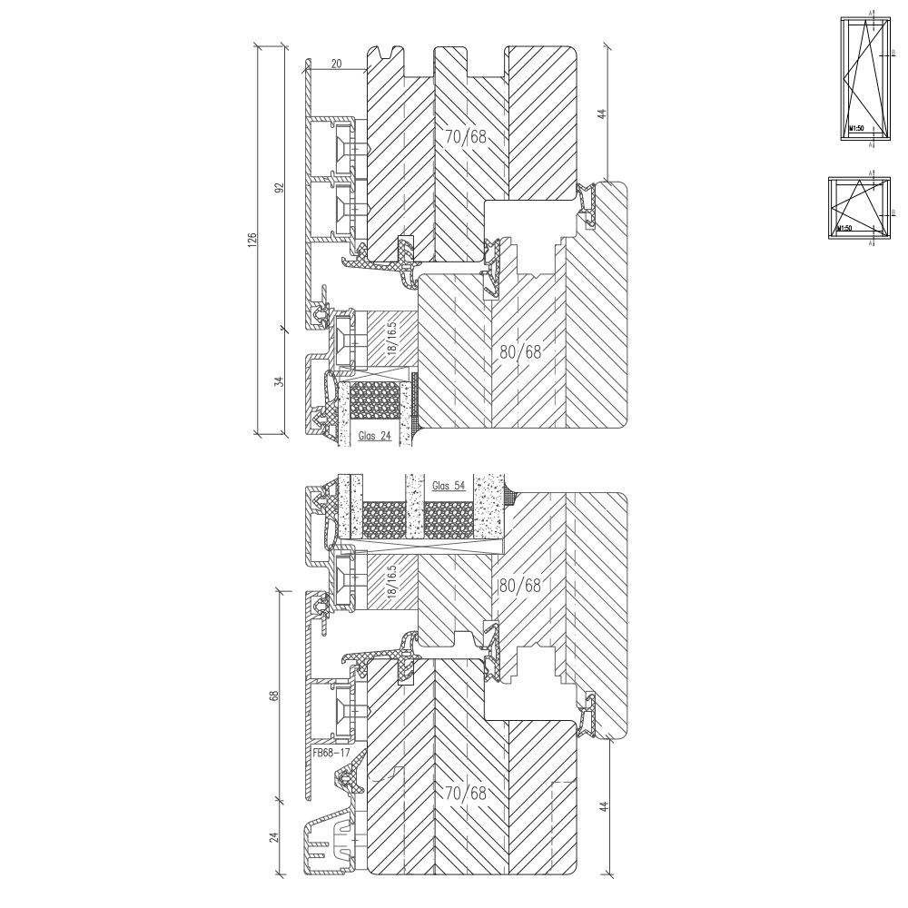 Plano Profilschnitt