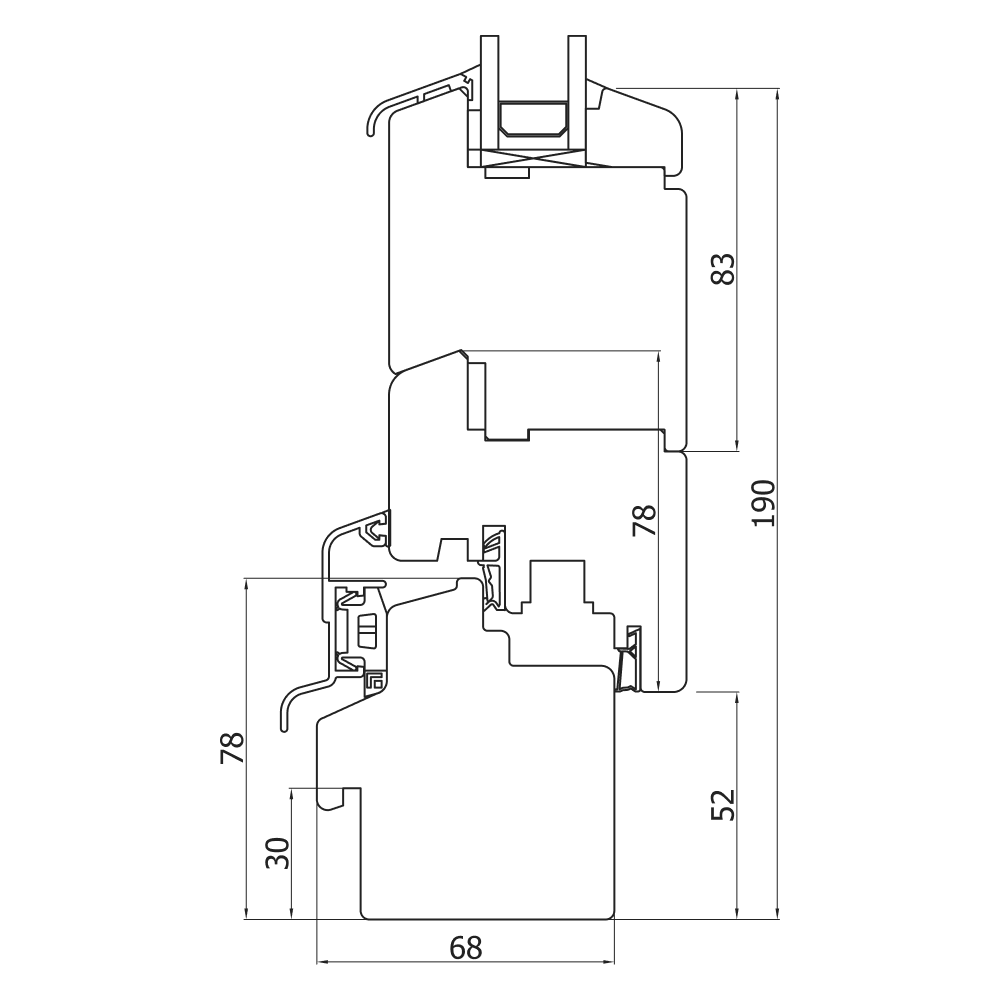 Holzfenster IV 68 Balkontür mit Flügeleinleger