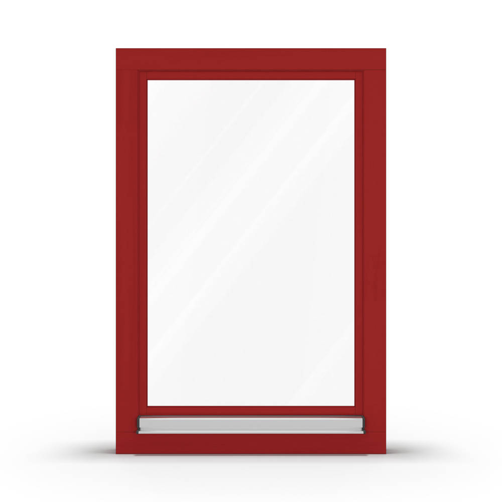 Fenster Signalrot