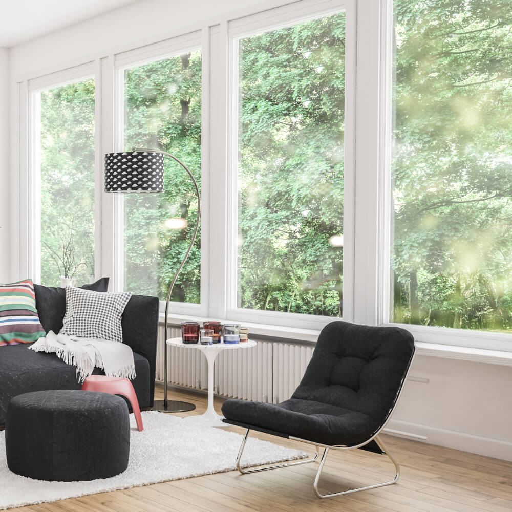 Fenster 150x200 cm weiß