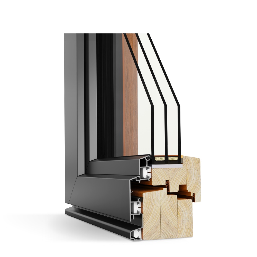 PSK Tür Holz-Alu IDEALU Classicline IV 78