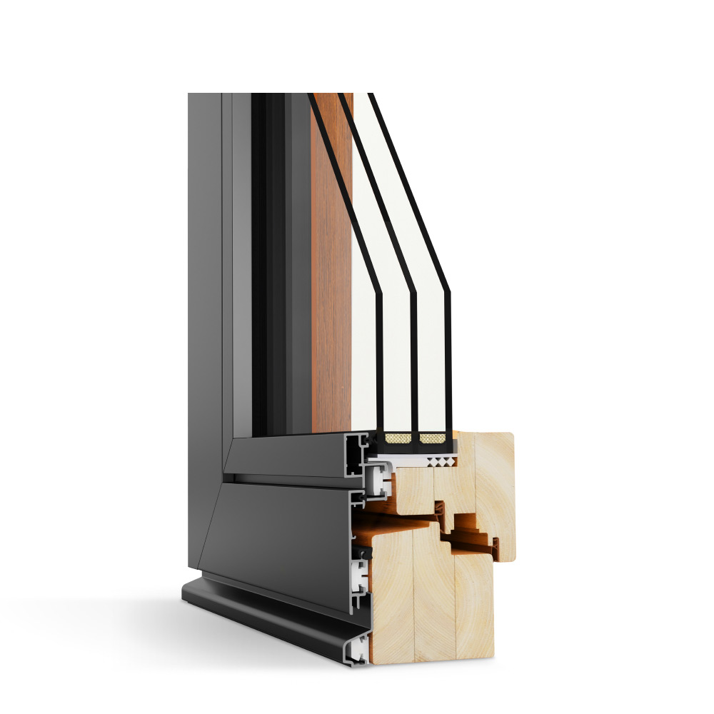 Holz-Alu Profil PLANO