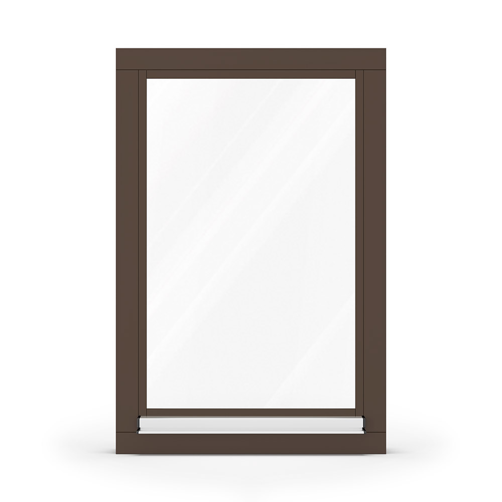 Fenster Sepiabraun