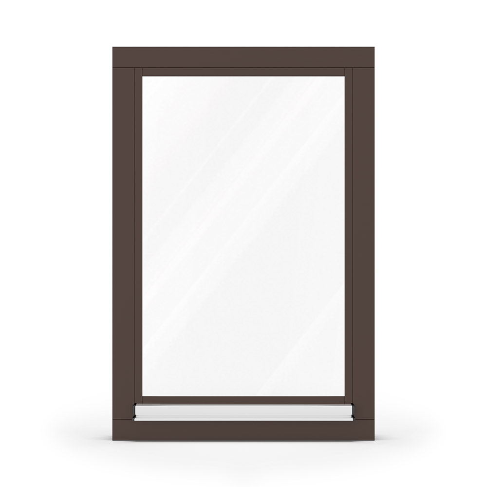 Fenster Schokoladenbraun