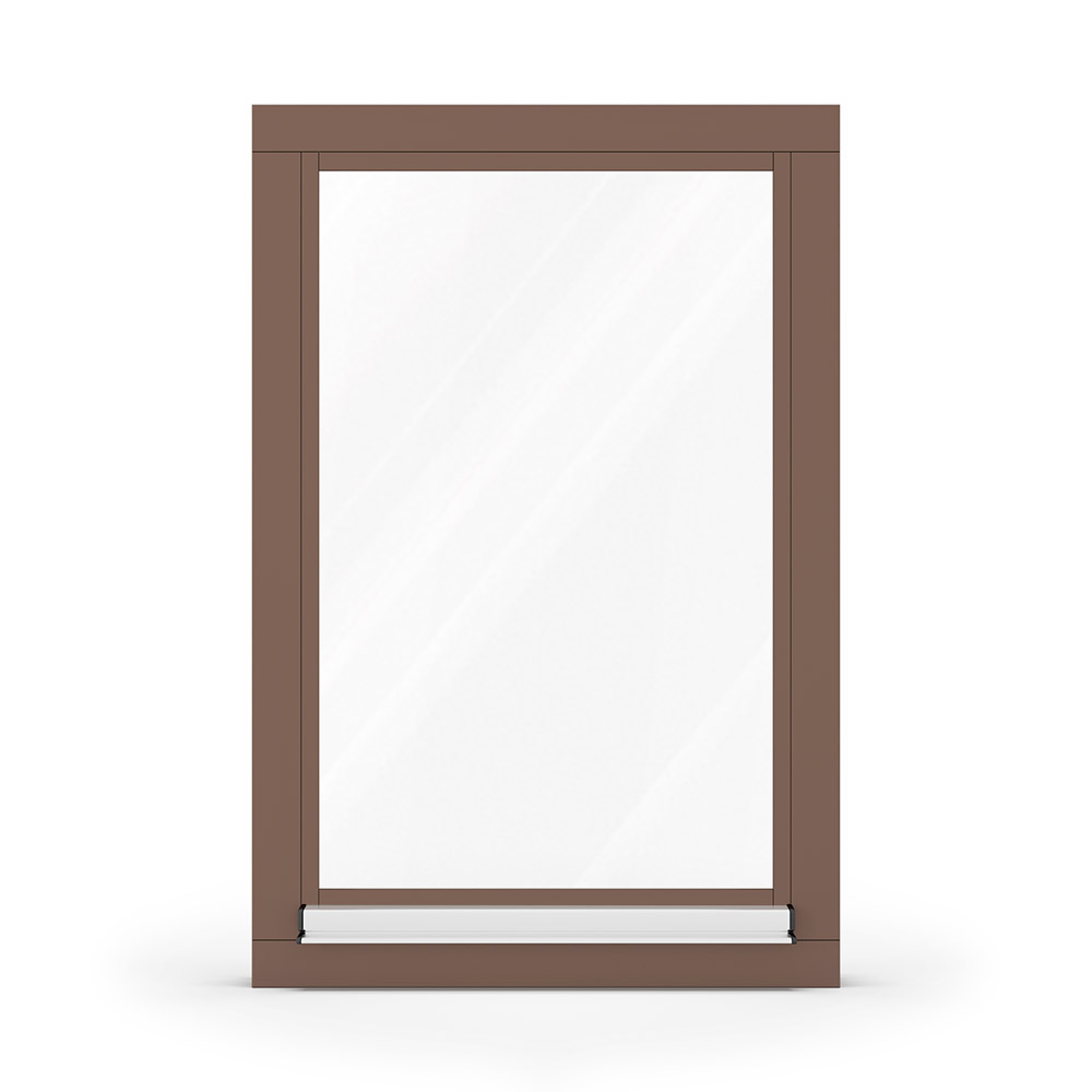 Fenster Hellbraun