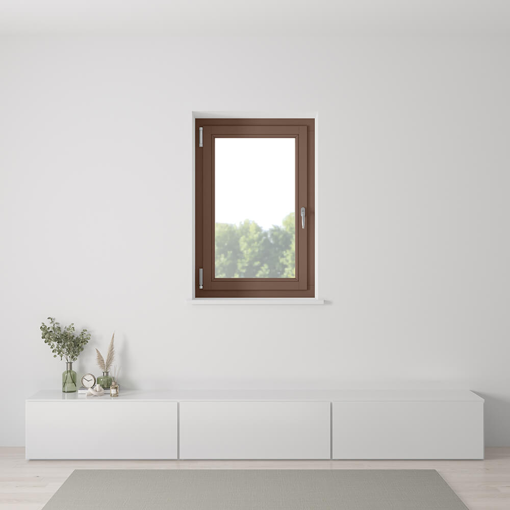 Fenster Hellbraun RAL 8025