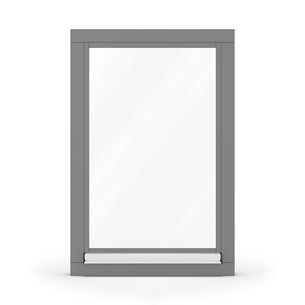 Holzfenster Grau