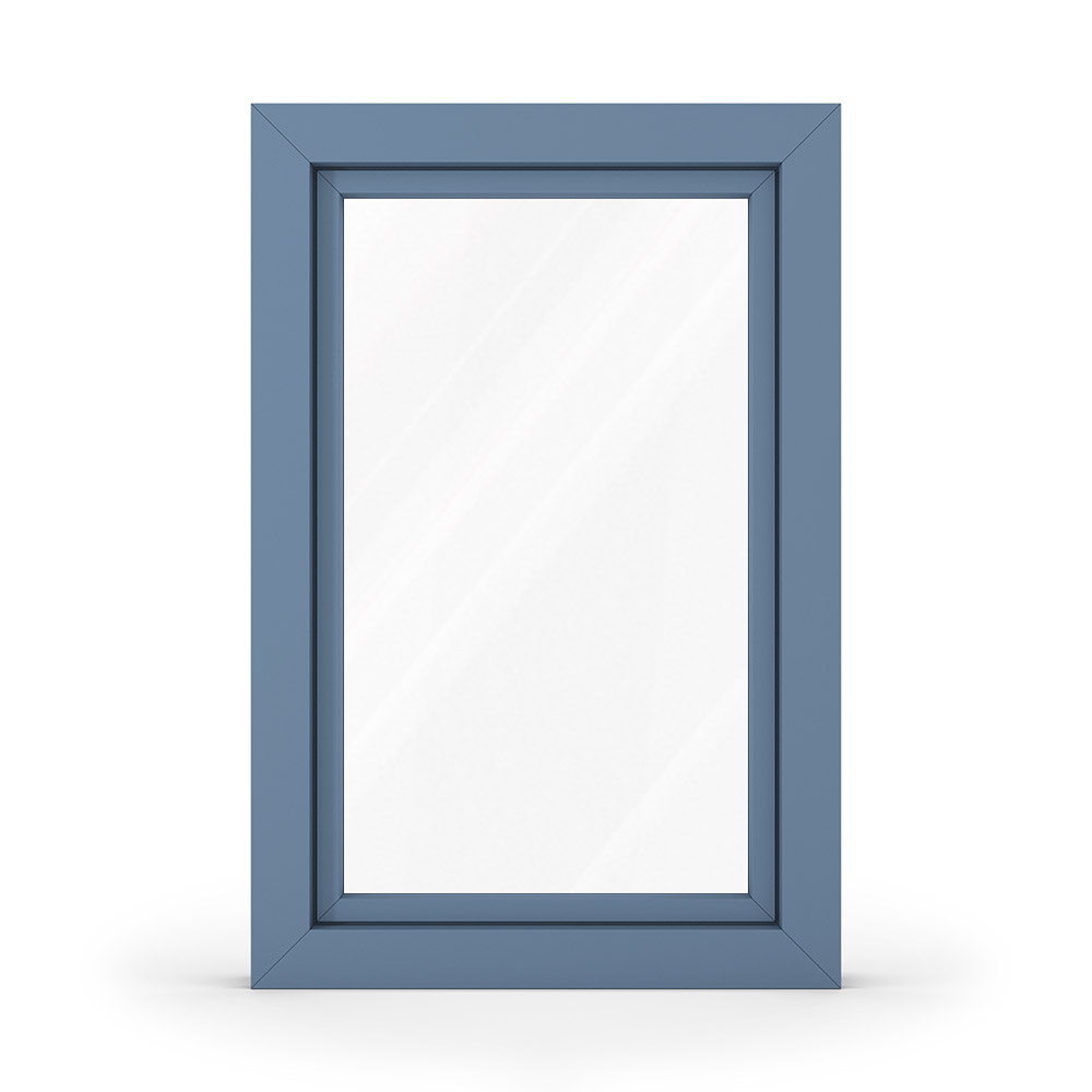 Fenster Taubenblau