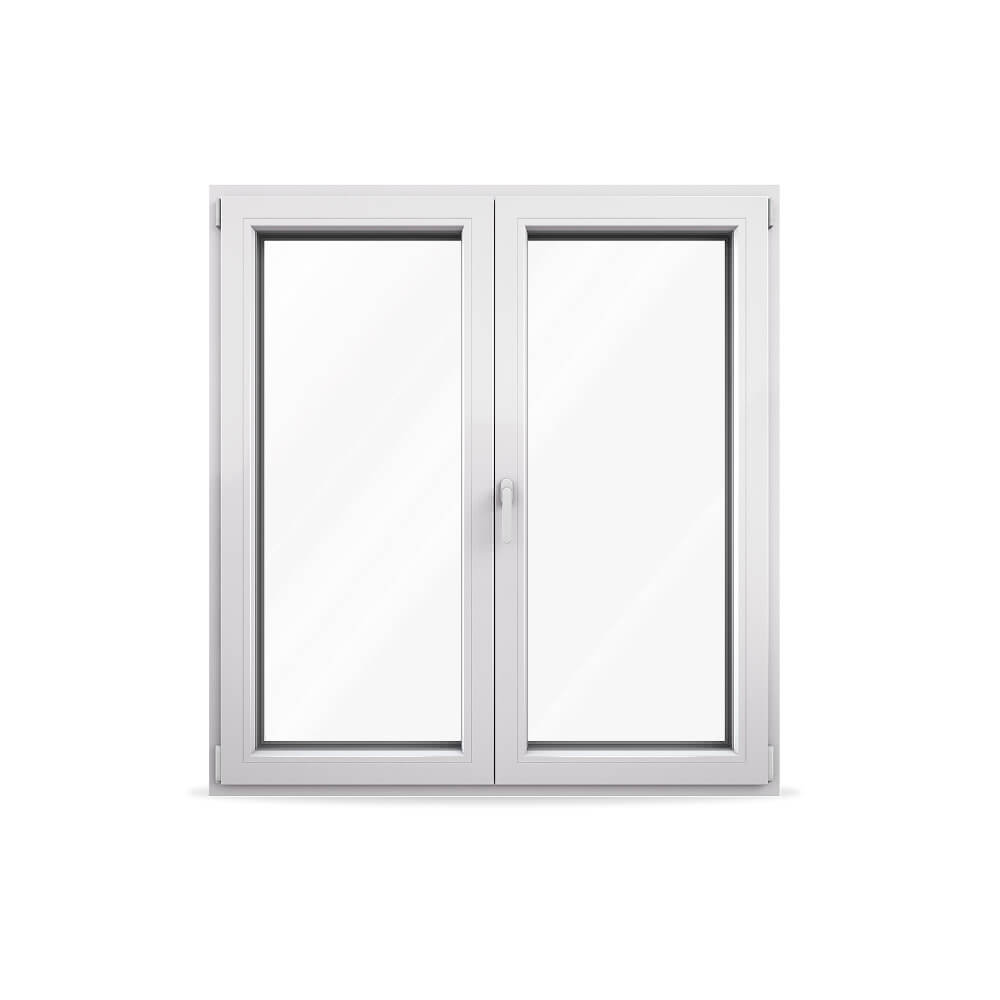 Zweiflügeliges Fenster Innenansicht